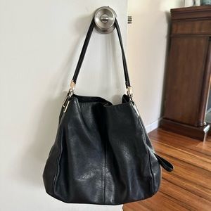 Leather Coach purse